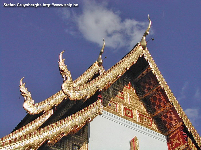 Chiang Mai - Doi Suthep The abundantly decorated temple Doi Suthep on top of a high hill. Stefan Cruysberghs